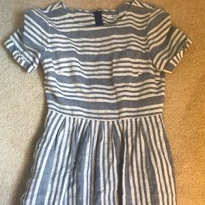 Madewell Stucco Stripe Songbird Dress Size 0
